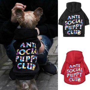 Anti Social Puppy Club Camo Hoodie